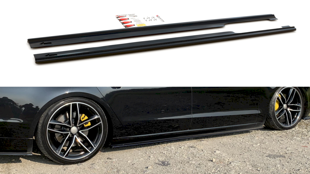 Audi A8 D4 2009-2013 Sideskirts Long model